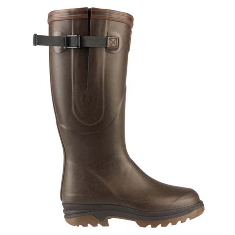 Aigle Parcours ISO Gummistiefel in braun (4,5 mm Neoprene)