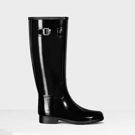 Hunter Original Refined Gloss Gummistiefel schwarz, 38 - 0