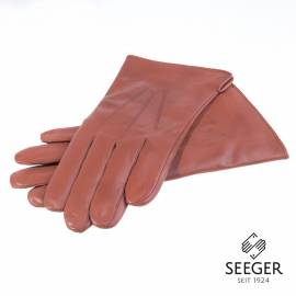 Seeger Herren Handschuhe CUPIDO in cognac, Kaschmirfutter - 10 - 0