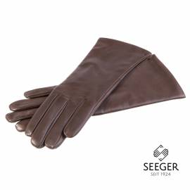 Seeger Damen Handschuhe MINERVA in dunkelbraun, 8,5 - 0