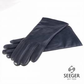 Seeger Damen Handschuhe MINERVA in dark british navy, 6 - 0