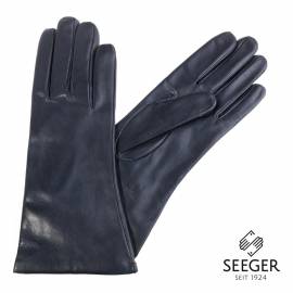 Seeger Damen Handschuhe MINERVA in dark british navy, 8,5 - 1
