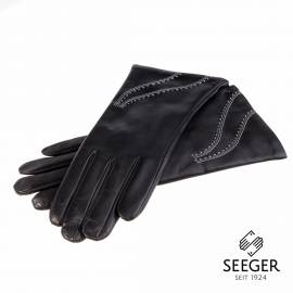 Seeger Damen Handschuhe JUNO in schwarz, 7,5 - 0