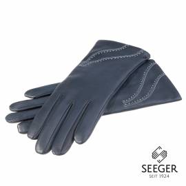 Seeger Damen Handschuhe JUNO in british dark navy, 6 - 0