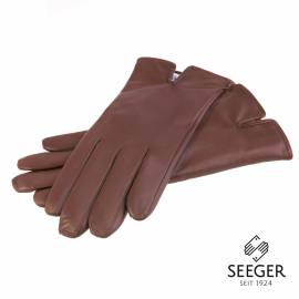 Seeger Damen Handschuhe METIS in dunkelbraun, 6 - 0