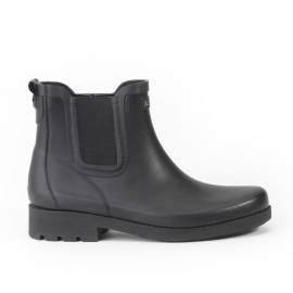 Aigle Carville 2 schwarze Gummistiefeletten für Damen, 41 - 0