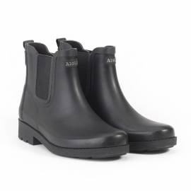 Aigle Carville 2 schwarze Gummistiefeletten für Damen, 42 - 1