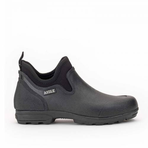 Aigle Lessfor Plus M2 Gummistiefelette, unisex, schwarz, 38 - 0